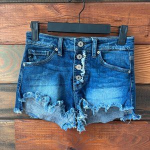 KanCan Distressed Denim Shorts Size Small